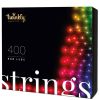 TWINKLY Christmas Lights RGB LED BT + Wifi Controllable and Customizable with APP SMARTPHONE KIT 400 LED Prolongable