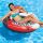 Inflatable Floating Donut for Pool / Sea Life Buoy with Intex Red River Net 135 cm